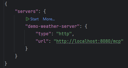 IntelliJ MCP configuration